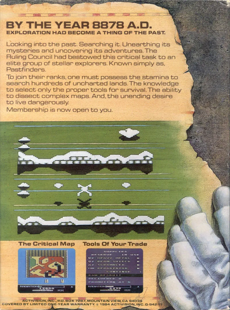 Pastfinder box back
