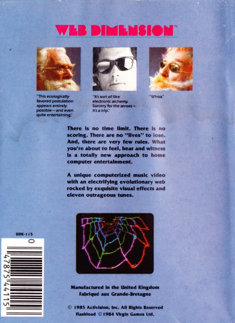 Web Dimension box back