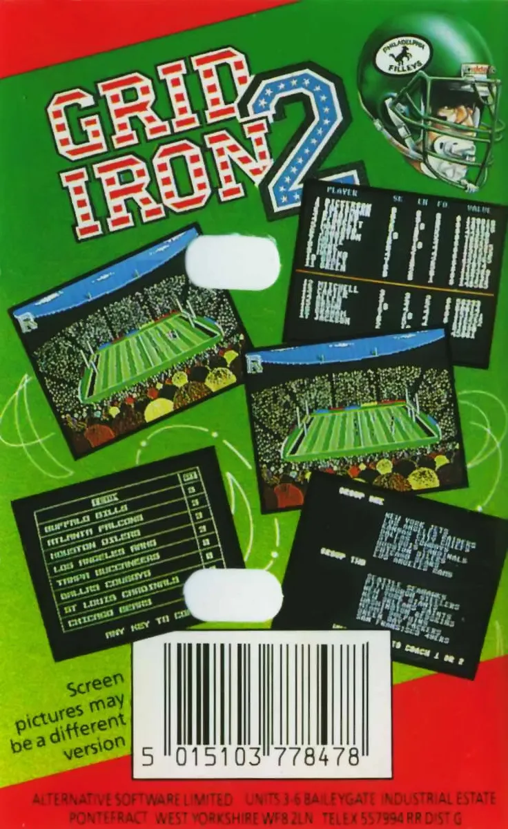 Grid Iron 2 box back