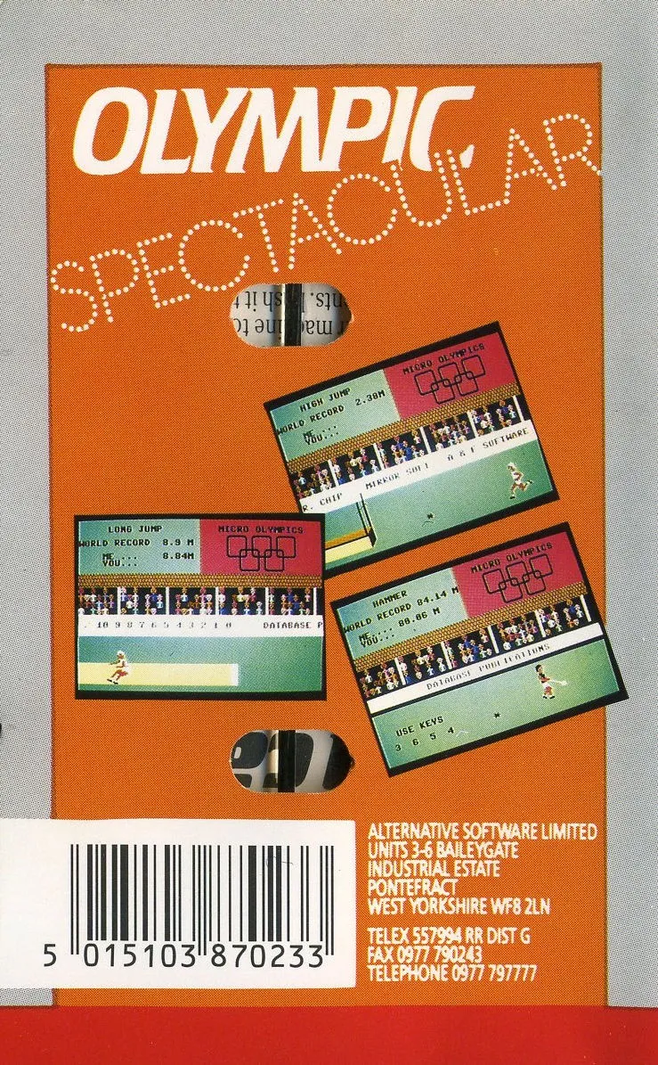 Micro Olympics box back
