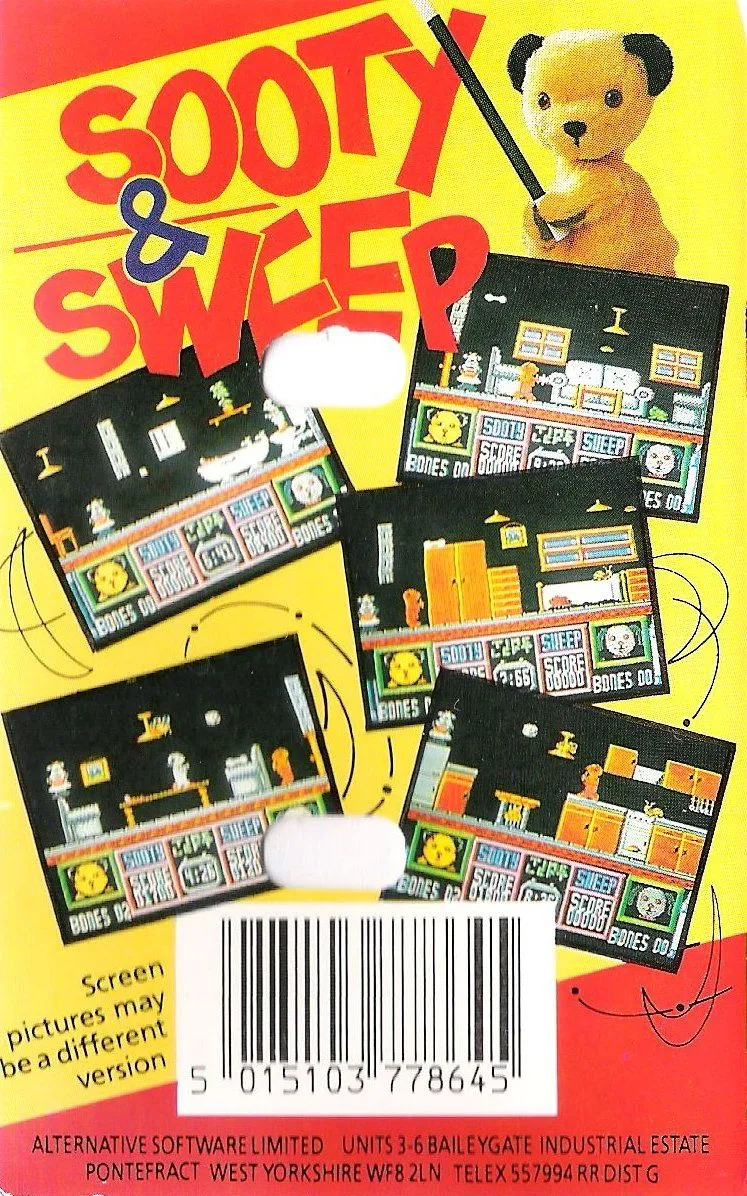 Sooty & Sweep box back