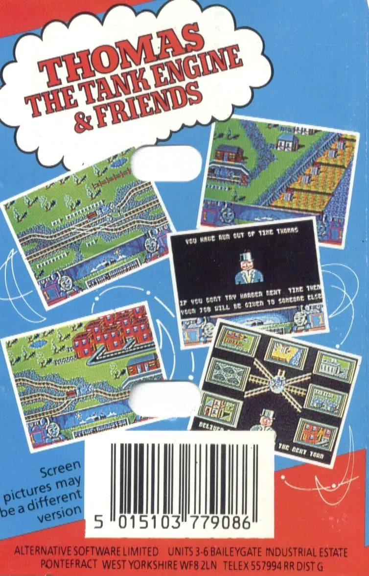 Thomas the Tank Engine & Friends box back