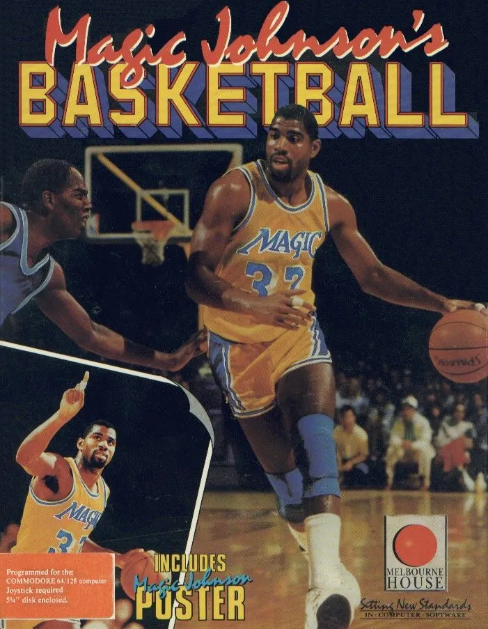 Magic Johnson's Basketball box art