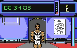 Backdrop artwork for Daley Thompson's Olympic Challenge