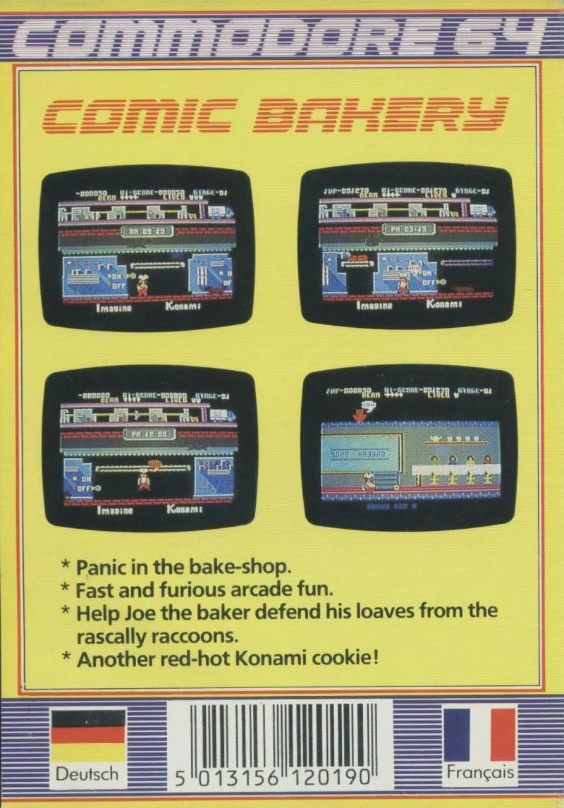 Comic Bakery box back