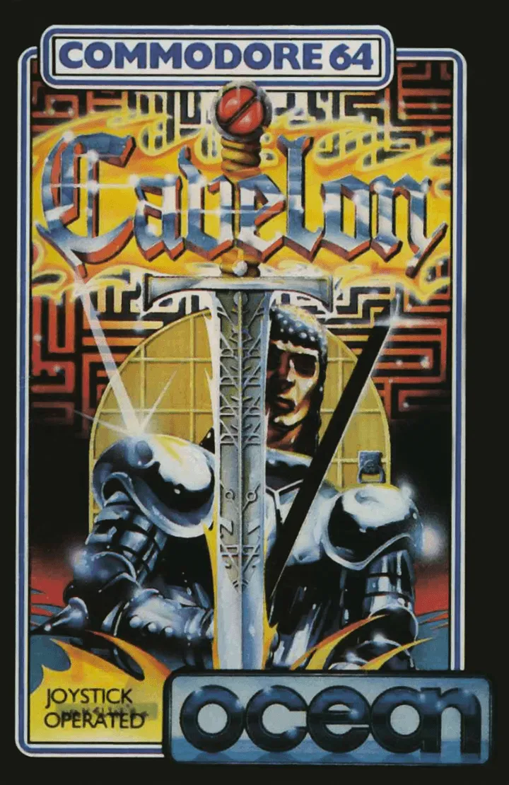 Cavelon cover art for Commodore 64