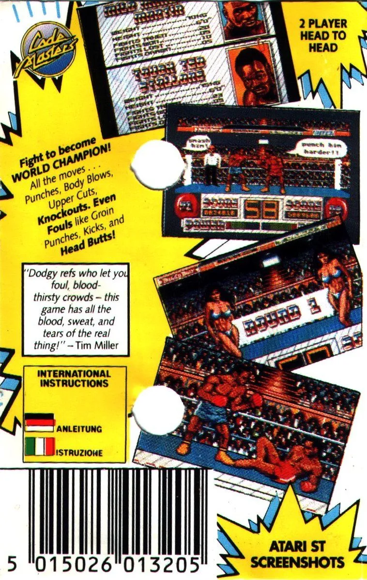 Pro Boxing Simulator box back