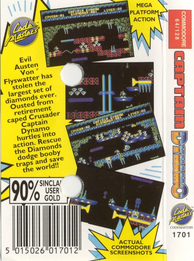 Captain Dynamo box back