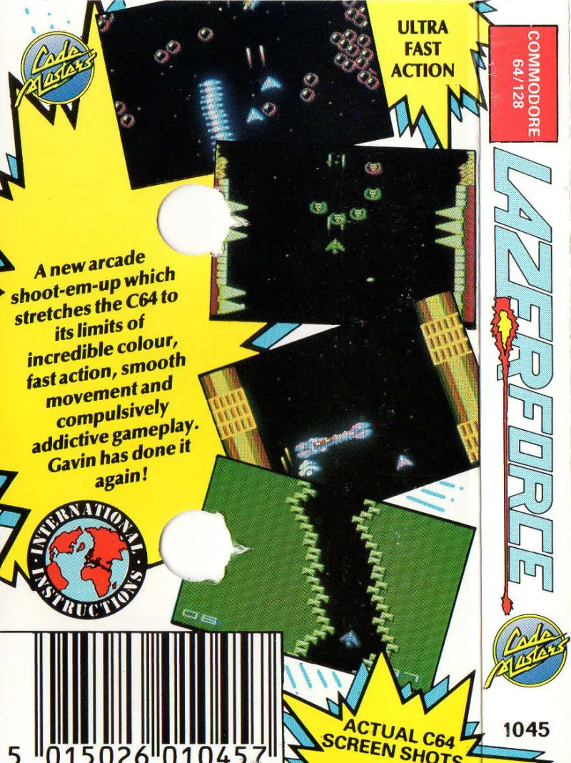 Lazer Force box back