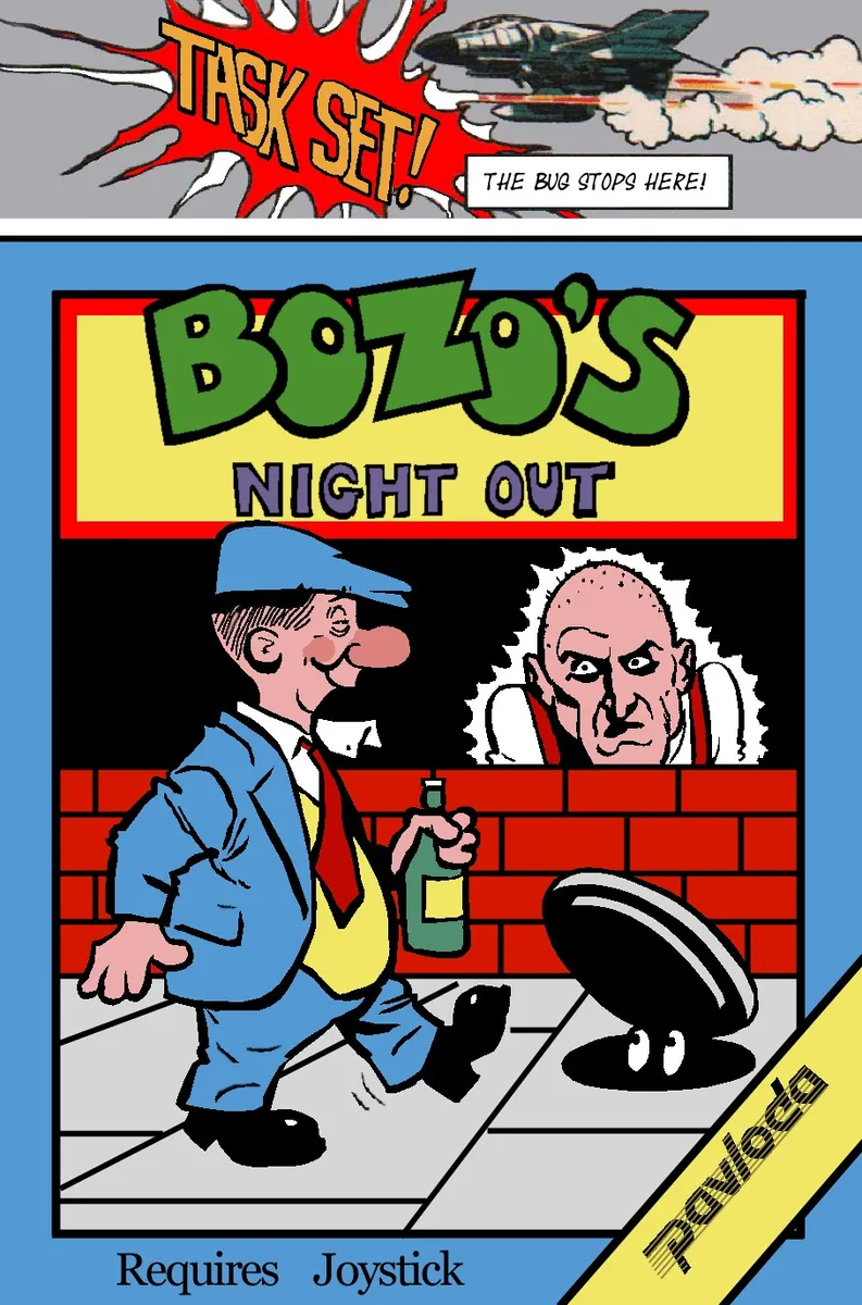 Bozo's Night Out cover art for Commodore 64