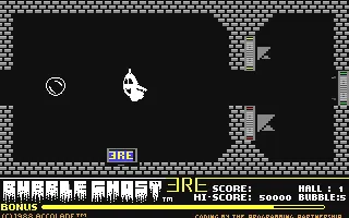 Backdrop artwork for Bubble Ghost