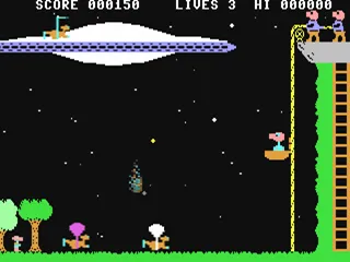 Backdrop artwork for Pigs in Space