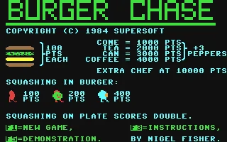 Burger Chase screenshot