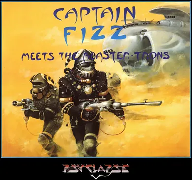 Captain Fizz: Meets the Blaster-Trons cover art for Commodore 64