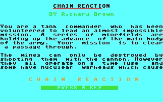 Chain Reaction (Euro-Byte Ltd.) screenshot