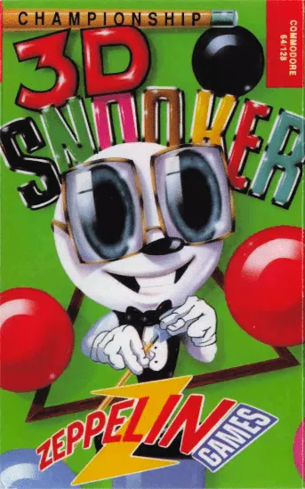 Championship 3D Snooker cover art for Commodore 64