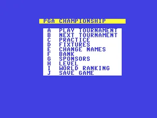 Championship Golf (1983) screenshot