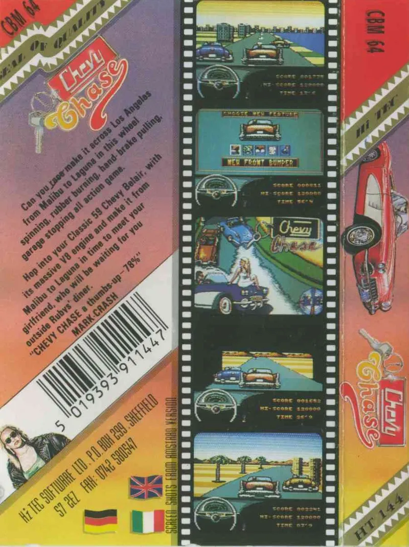 Chevy Chase box back