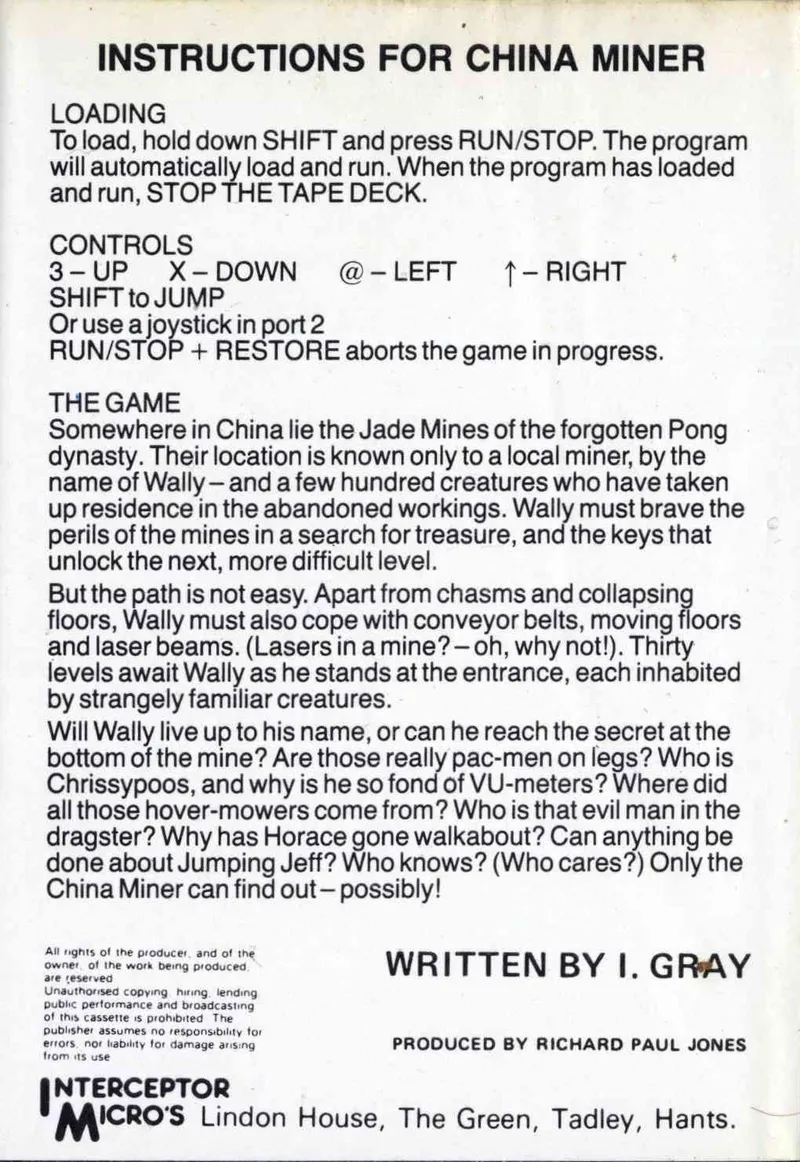 China Miner box back