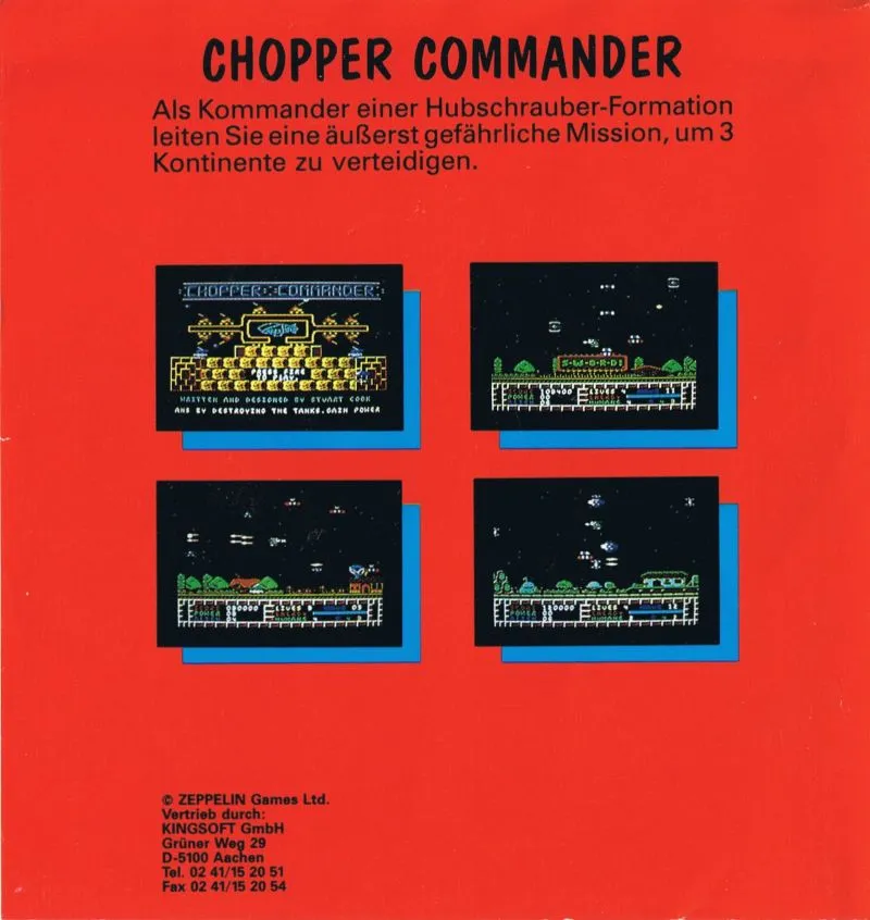 Chopper Commander box back