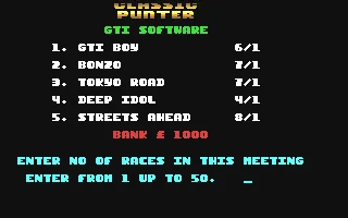 Classic Punter screenshot