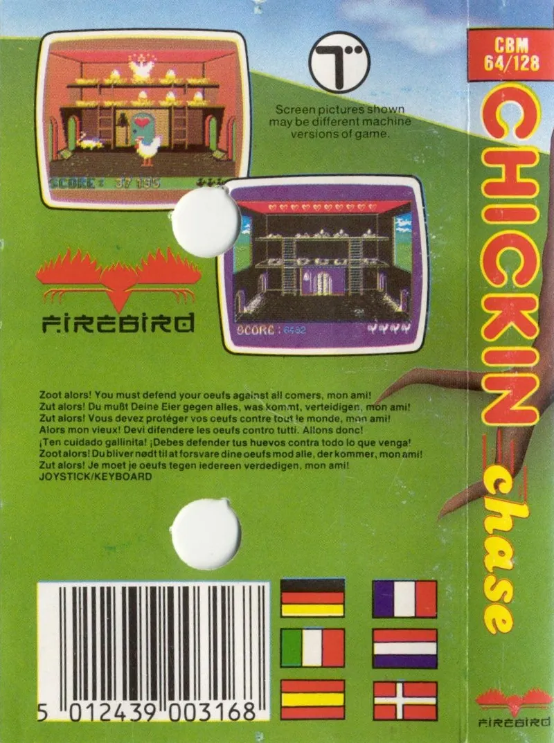 Chickin Chase box back