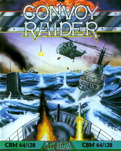 Convoy Raider cover art for Commodore 64