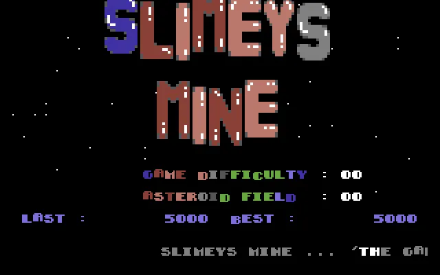 Backdrop artwork for Slimey's Mine