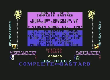 Backdrop artwork for How to Be a Complete Bastard