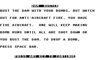 Dam Busters screenshot