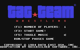 Tag Team Wrestling screenshot