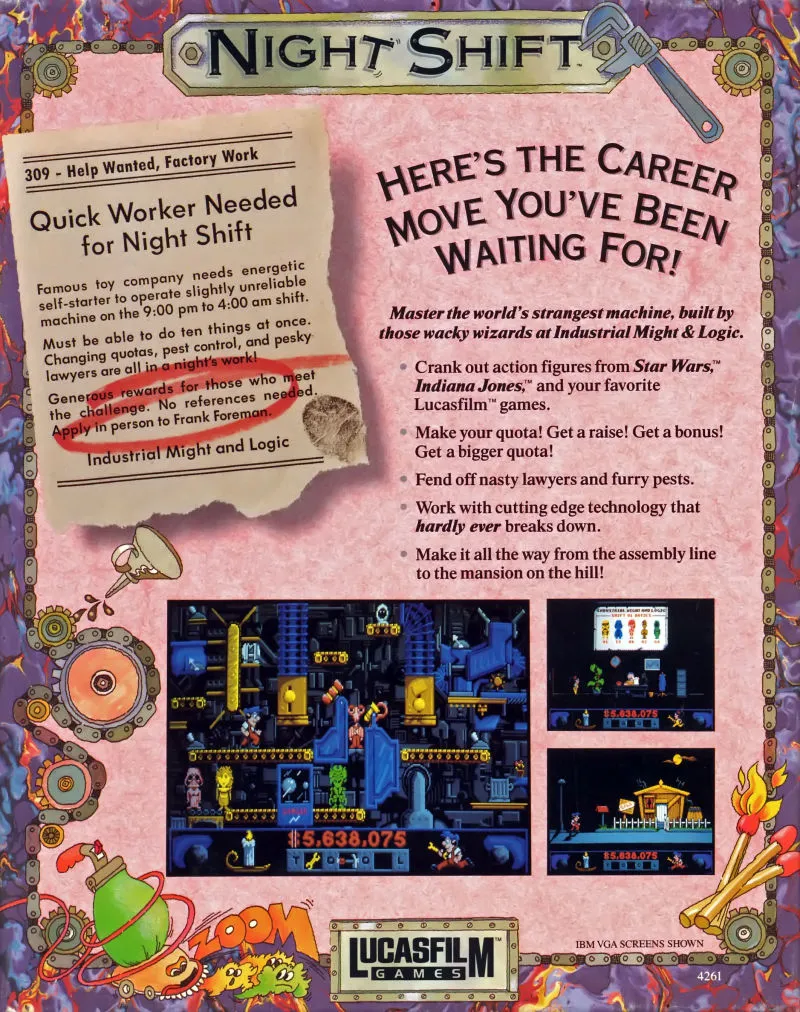 Night Shift box back