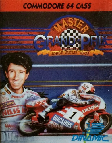 Aspar Grand Prix Master cover art for Commodore 64