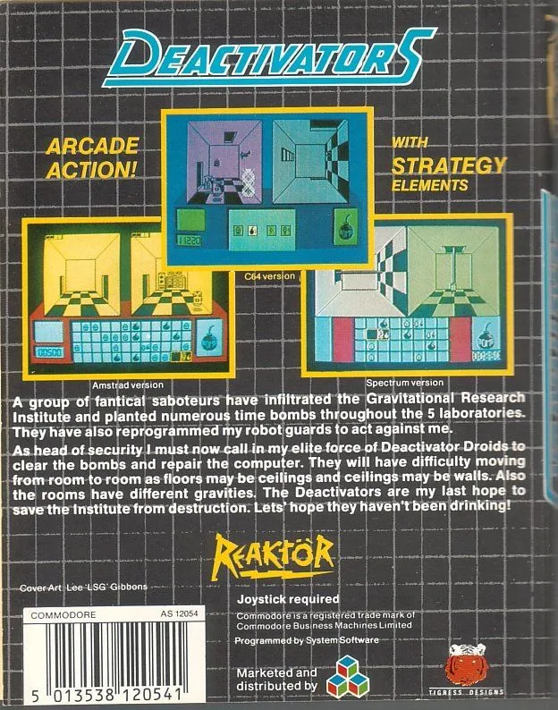 Deactivators box back