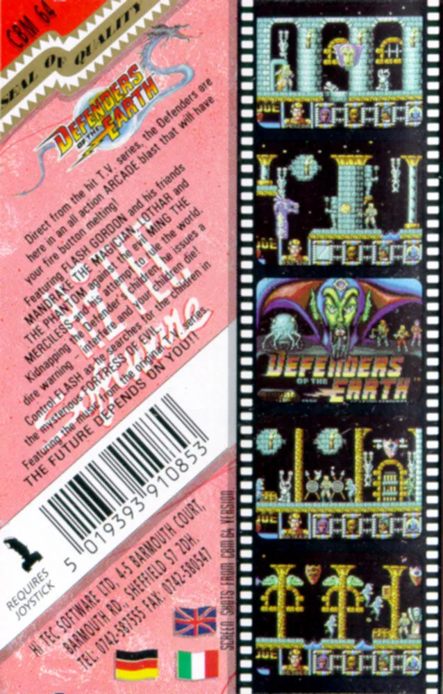 Defenders of the Earth box back