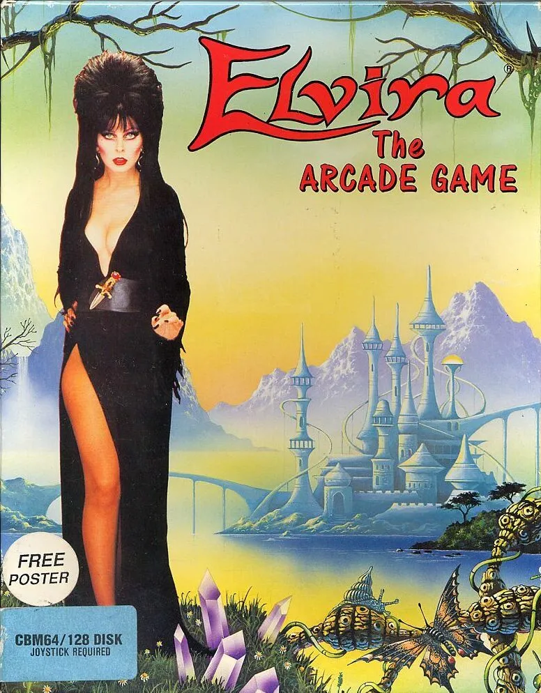 Elvira: The Arcade Game box art