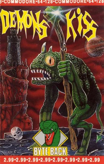 Demons Kiss cover art for Commodore 64