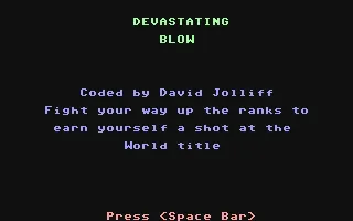 Backdrop artwork for Devastating Blow