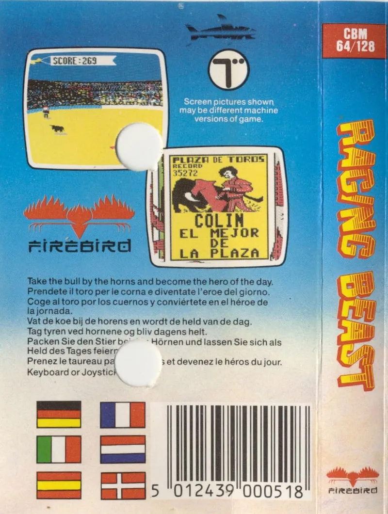 Raging Beast: Olé! box back