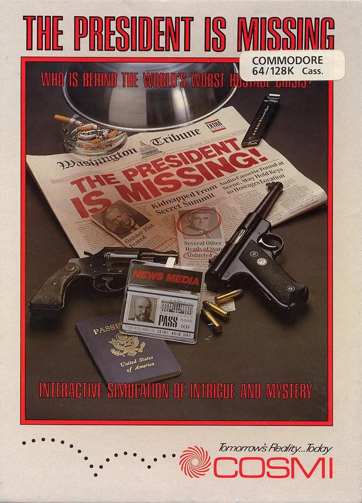 The President is Missing box art