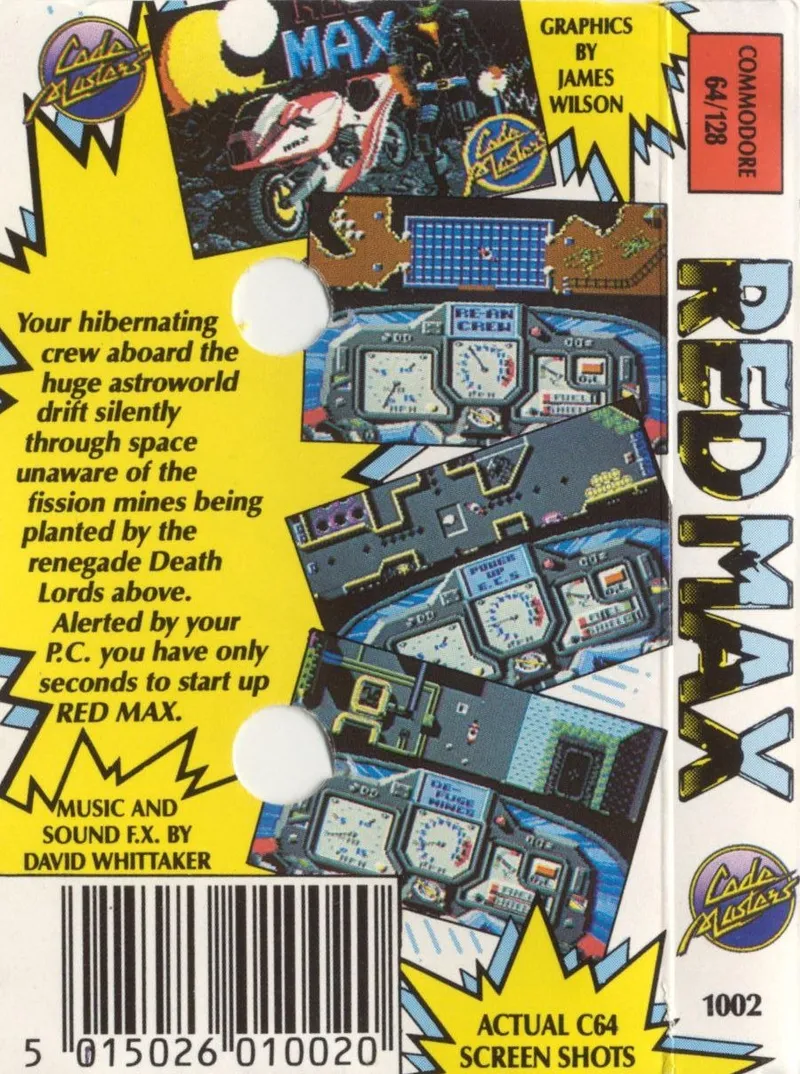 Red Max box back