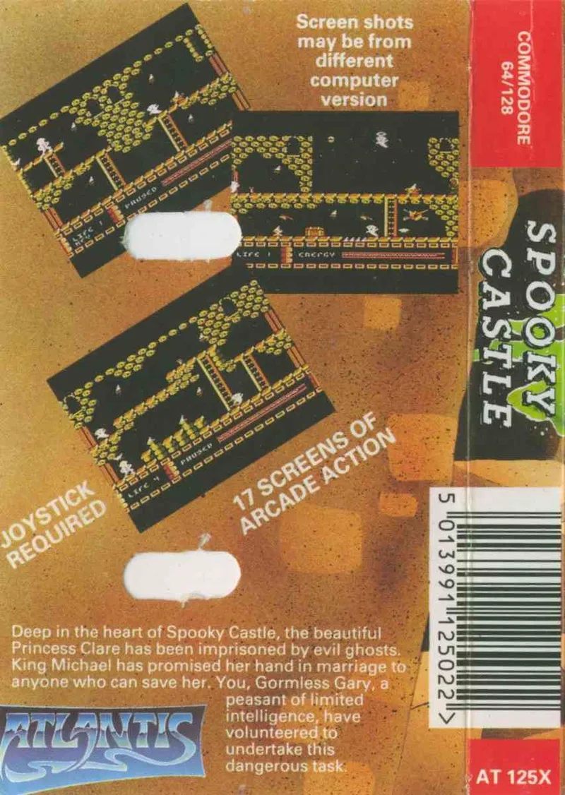 Spooky Castle box back