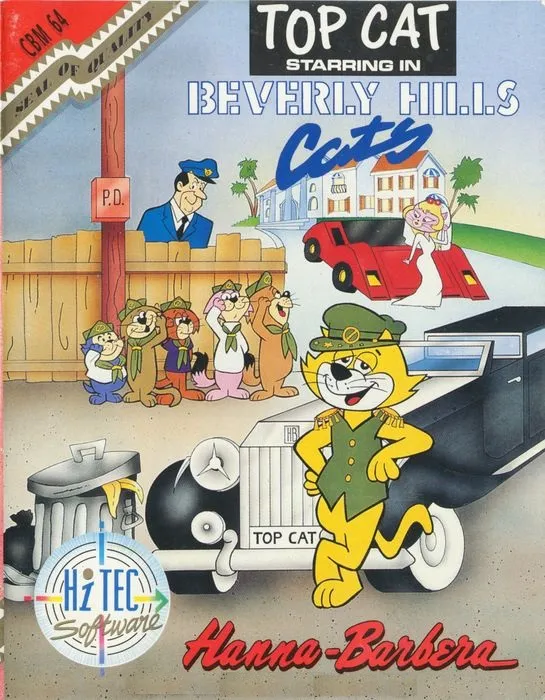 Top Cat Starring in Beverly Hills Cats box art
