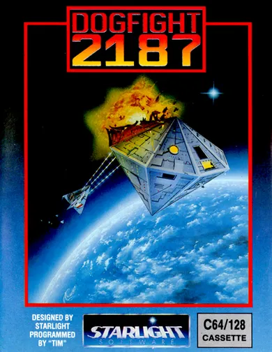 Dogfight 2187 cover art for Commodore 64