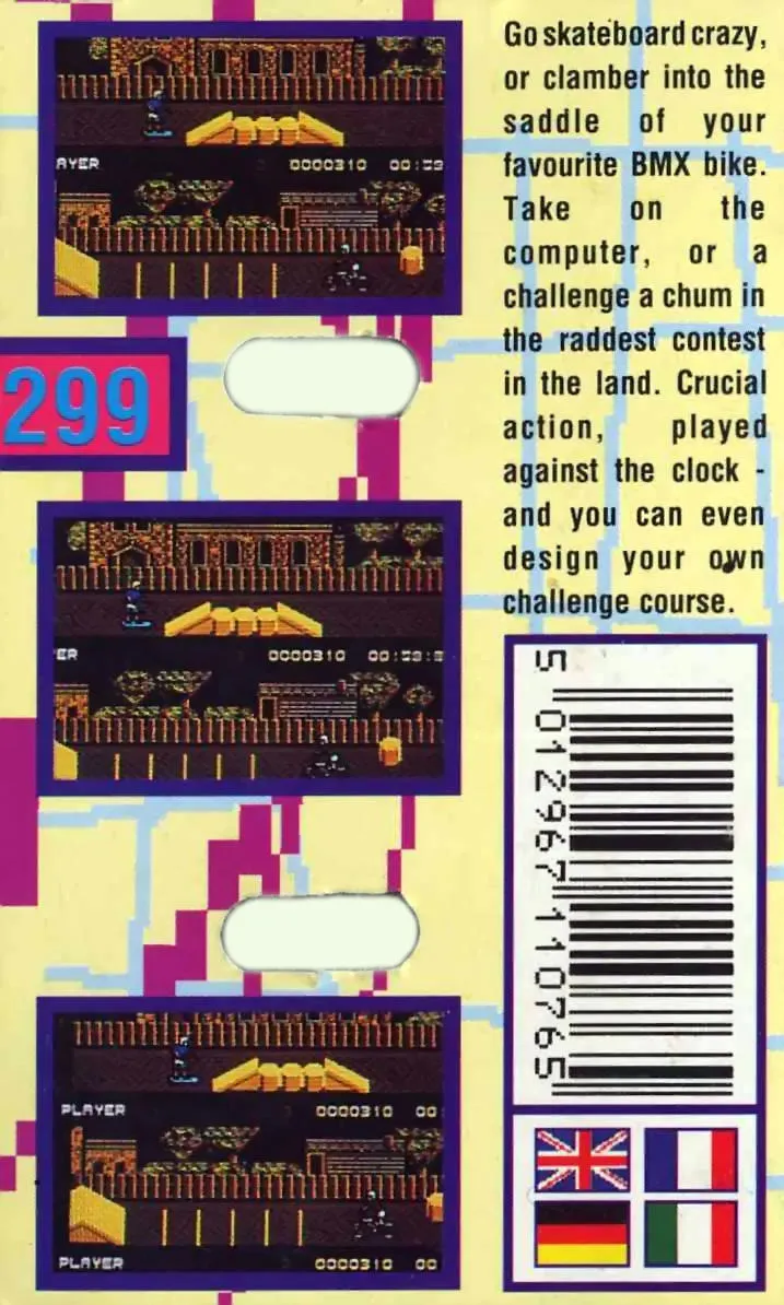 Rad Ramp Racer box back