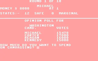 Backdrop artwork for The Election Game