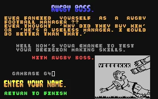 Rugby Boss screenshot