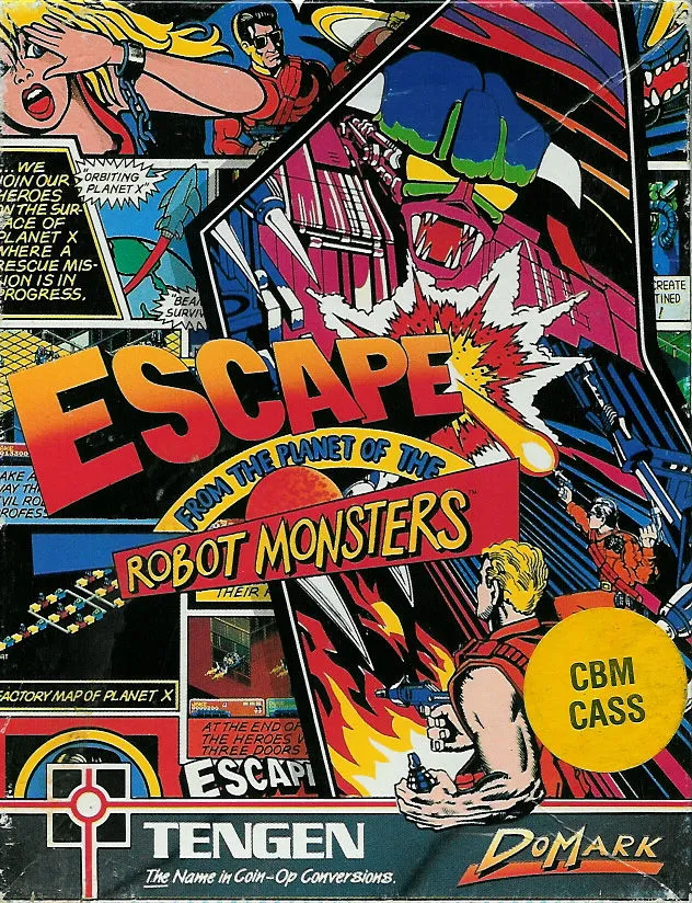 Escape from the Planet of the Robot Monsters box art