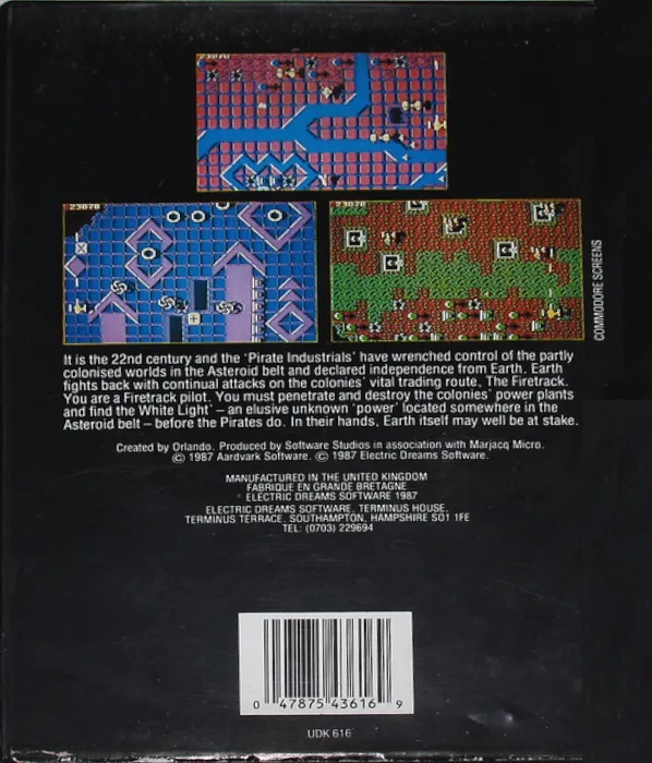 Firetrack box back