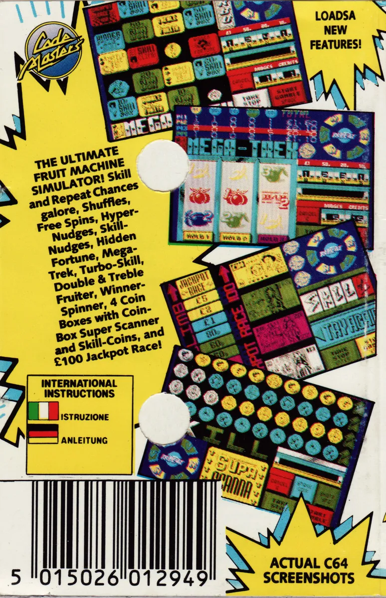 Fruit Machine Simulator 2 box back
